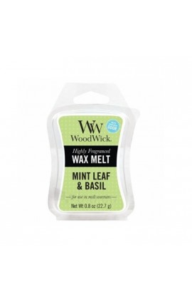 Woodwick Mint leaf & besil olvasztó wax